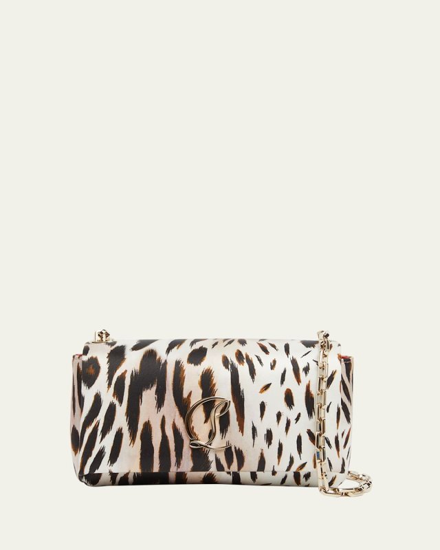 Loubi54 Cheetah Suede Crossbody Bag